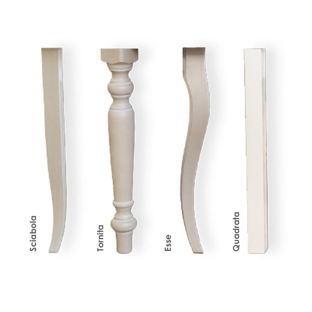 TAVOLO PIANO IN LEGNO DI FRASSINO - GAMBE IN LEGNO DI FAGGIO cm 160x85 con 2 all. da cm 40